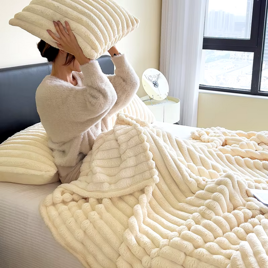 Alurea - weiche Fleece Kuscheldecke